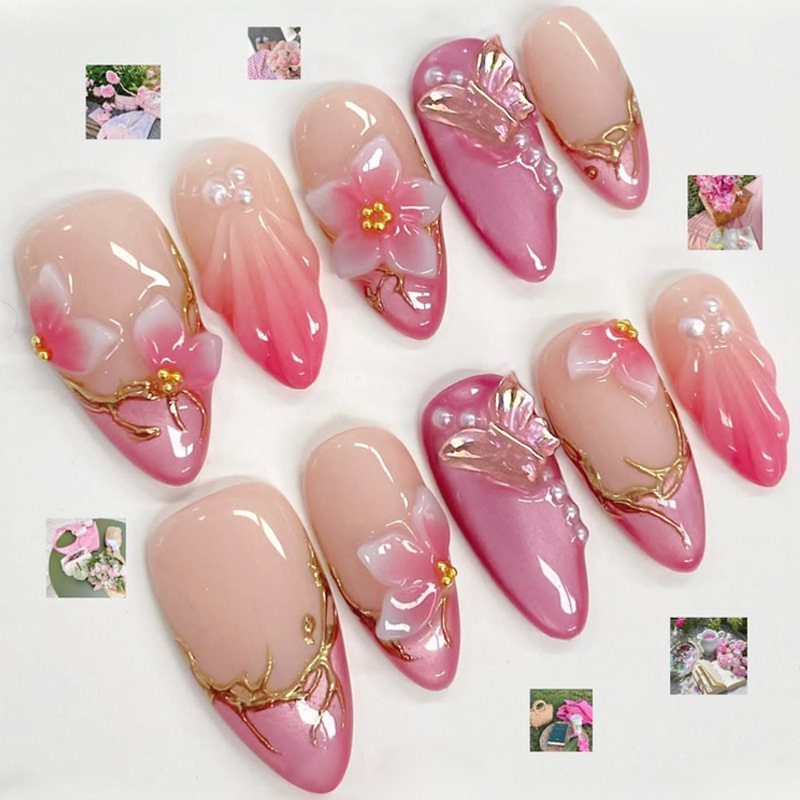 24pcs Glossy Shell Pearl Desig - Pressed Flower Art ulasan dan harga
