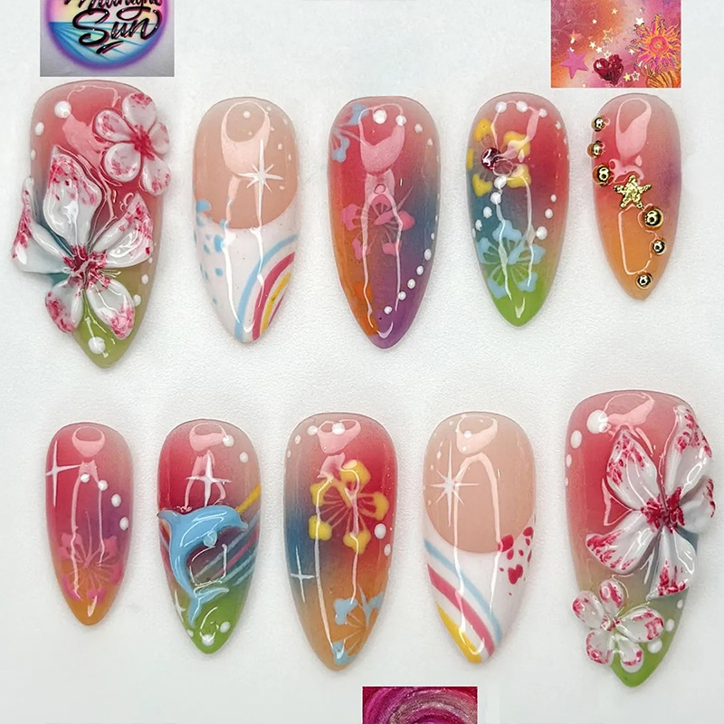 24pcs Glossy Shell Pearl Desig - Pressed Flower Art ulasan dan harga