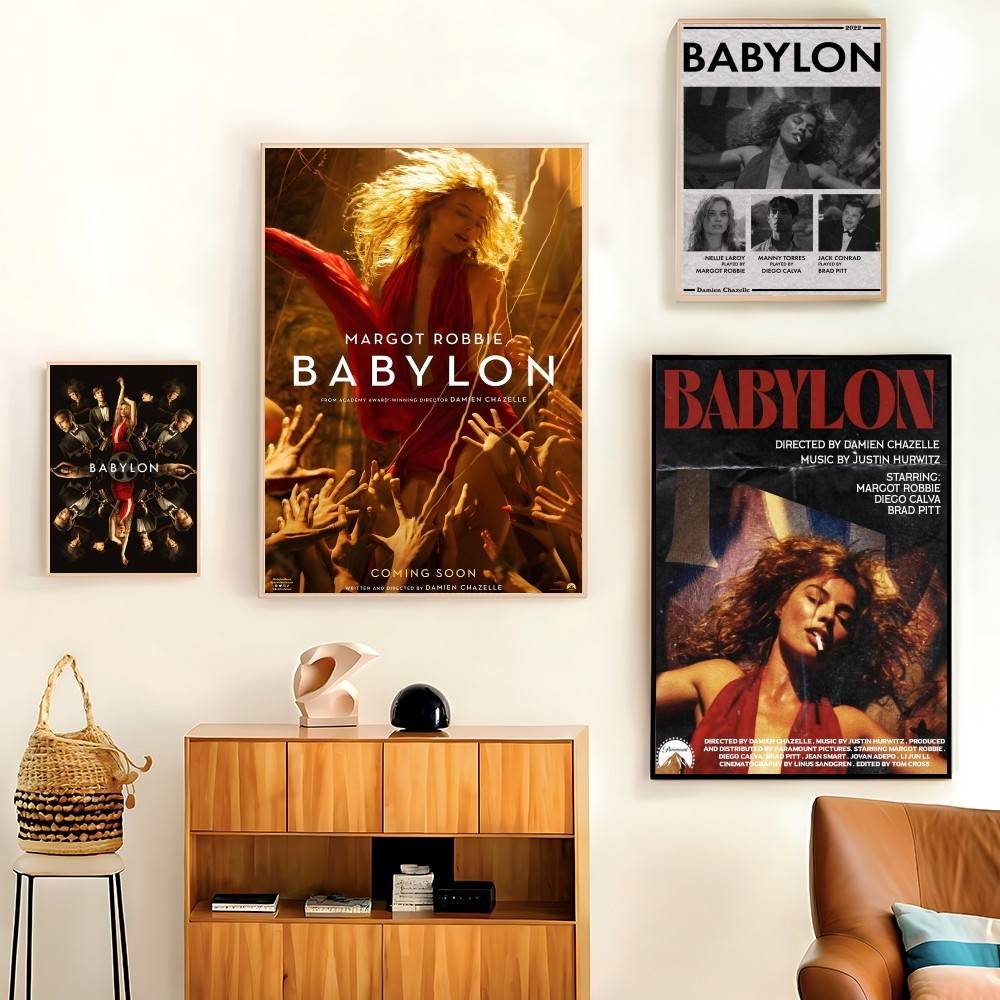 M-Margot R-Robbie Babylon Post - Custom Map Poster ulasan dan harga