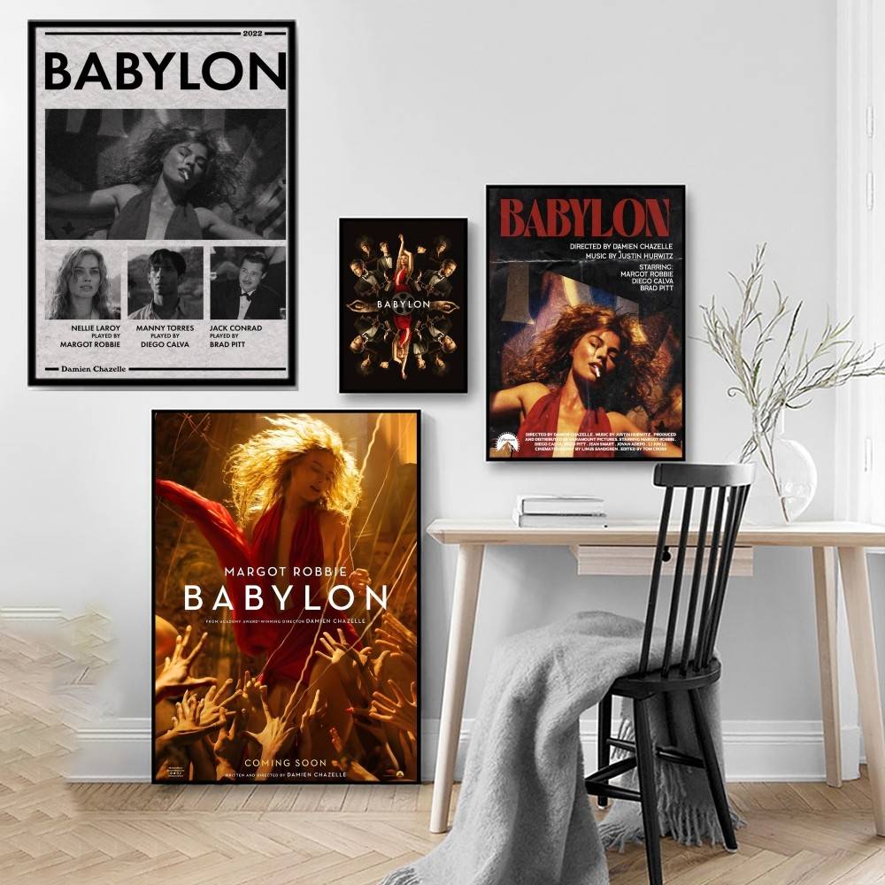 M-Margot R-Robbie Babylon Post - Custom Map Poster ulasan dan harga
