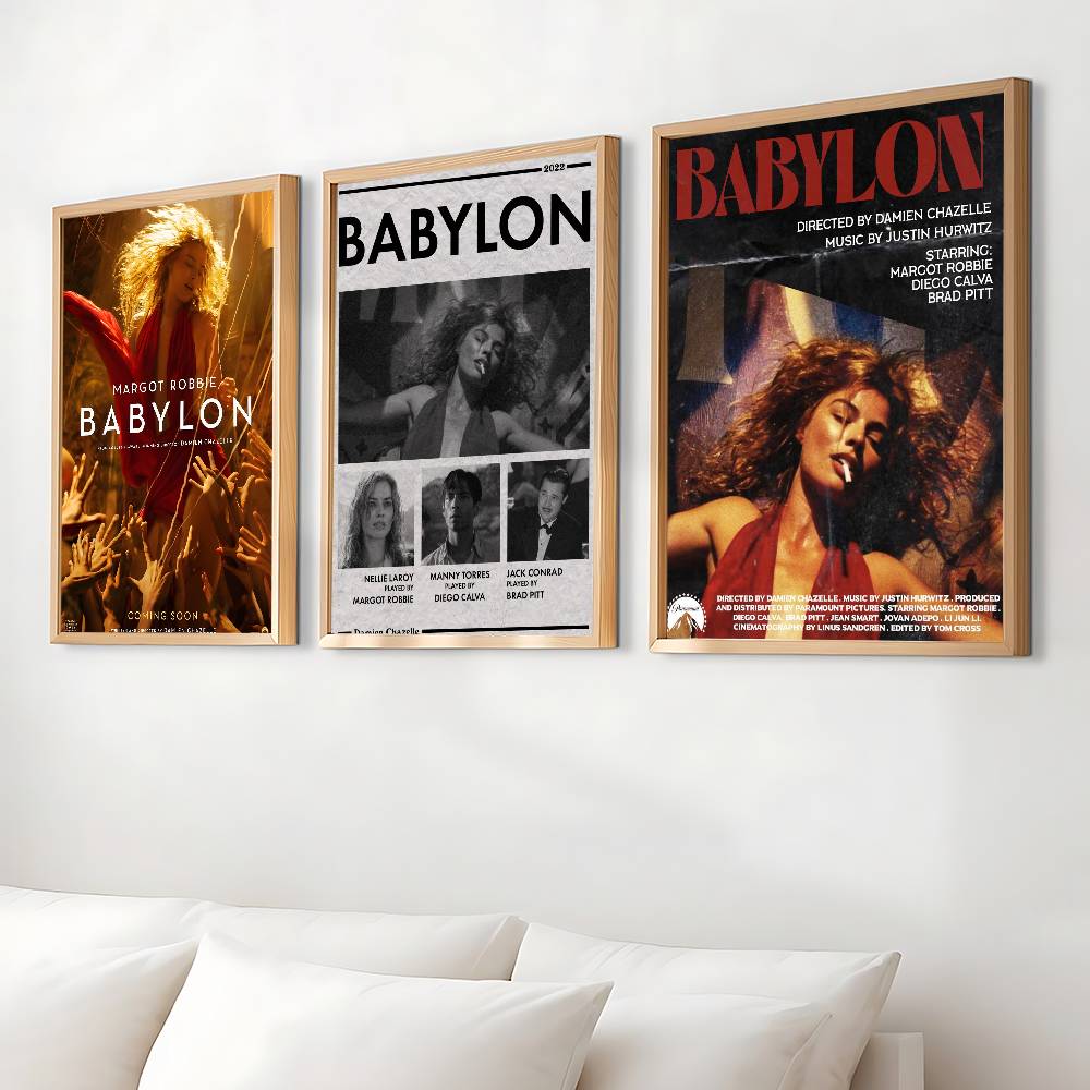M-Margot R-Robbie Babylon Post - Custom Map Poster ulasan dan harga