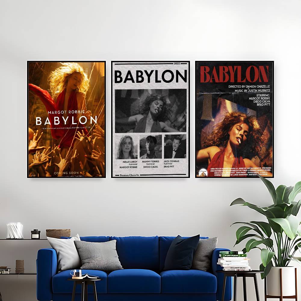 M-Margot R-Robbie Babylon Post - Custom Map Poster ulasan dan harga