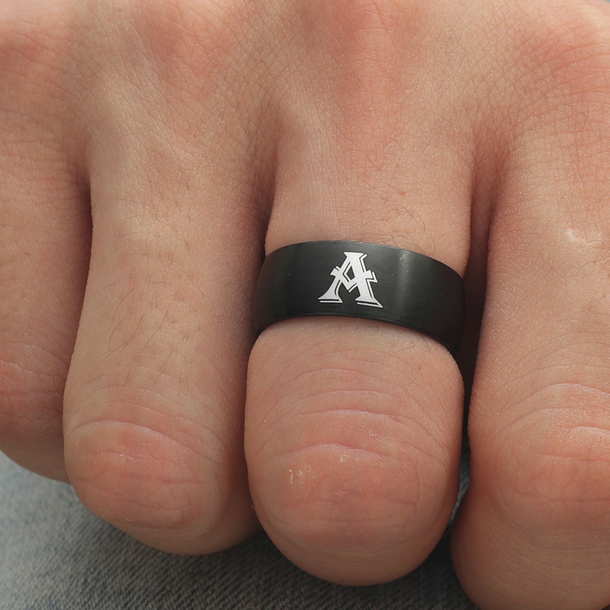 Personalised Initial Women Men - Initial Ring Custom ulasan dan harga