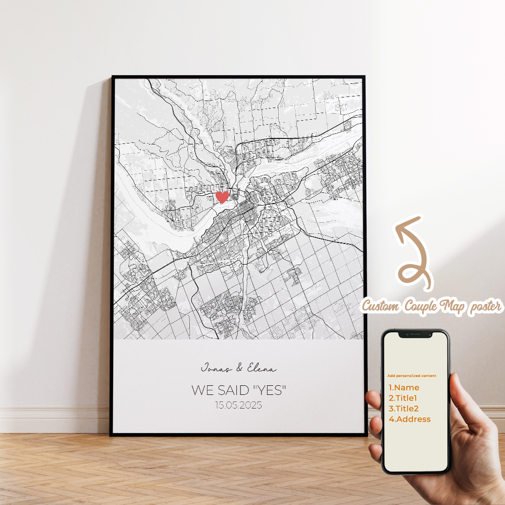 Modern Custom Personalized Cou - Custom Star Map ulasan dan harga
