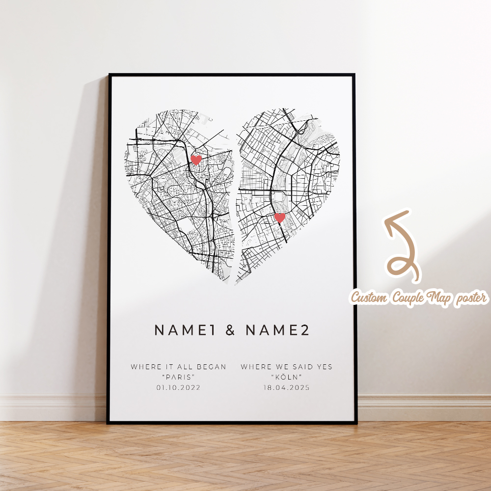 Modern Custom Personalized Cou - Custom Star Map ulasan dan harga
