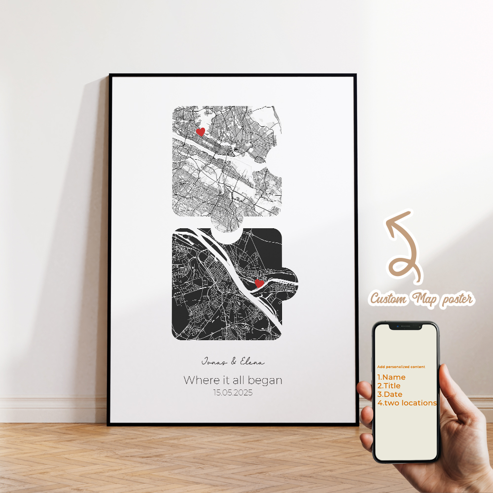 Modern Custom Personalized Cou - Custom Star Map ulasan dan harga