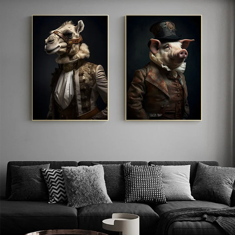Aristocrat Animals Portrait Po - Pet Portrait Custom ulasan dan harga