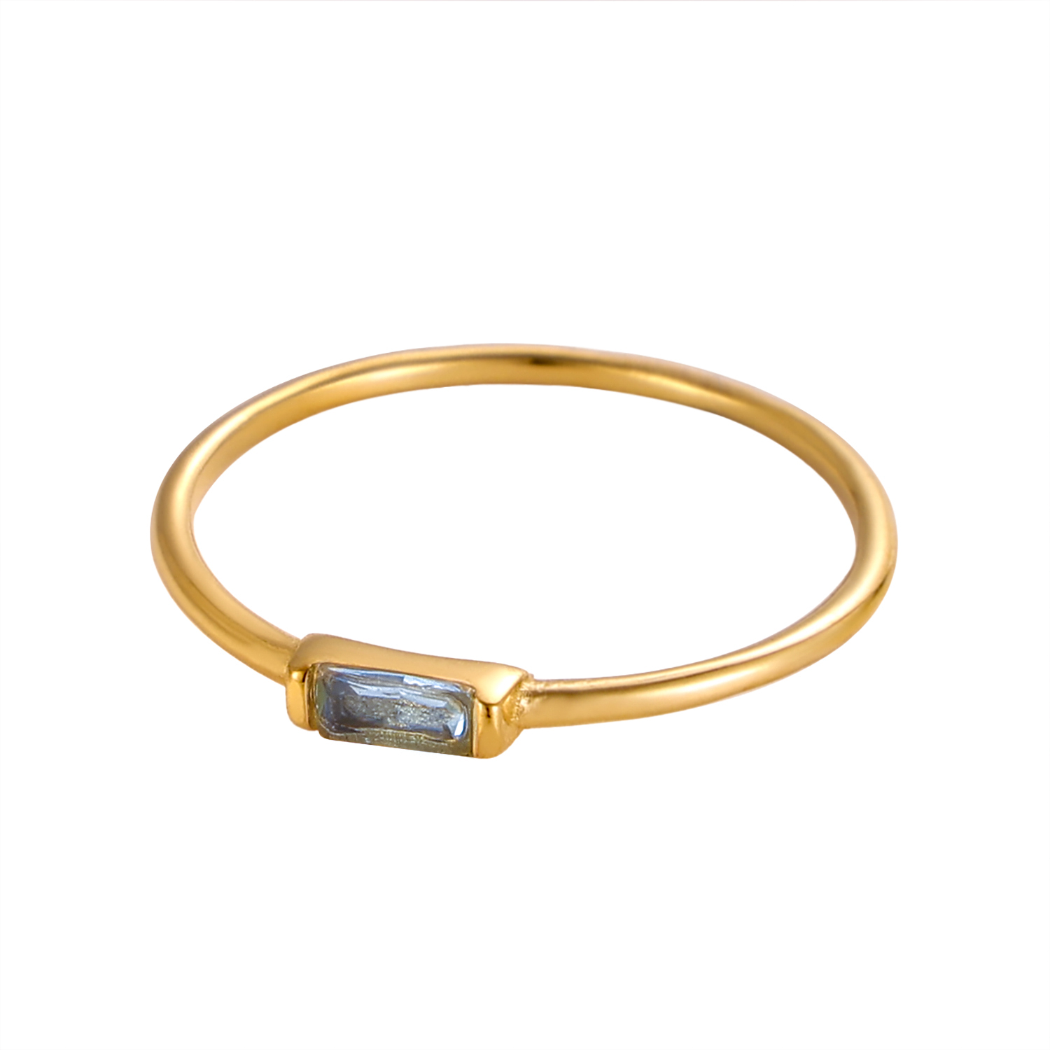 CARLIDANA Mimalist 18K Gold Pl - Initial Ring Custom ulasan dan harga