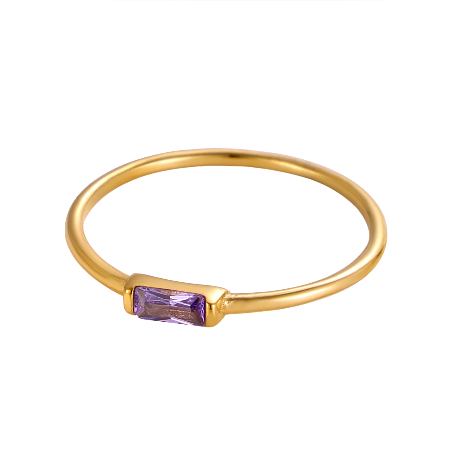 CARLIDANA Mimalist 18K Gold Pl - Initial Ring Custom ulasan dan harga