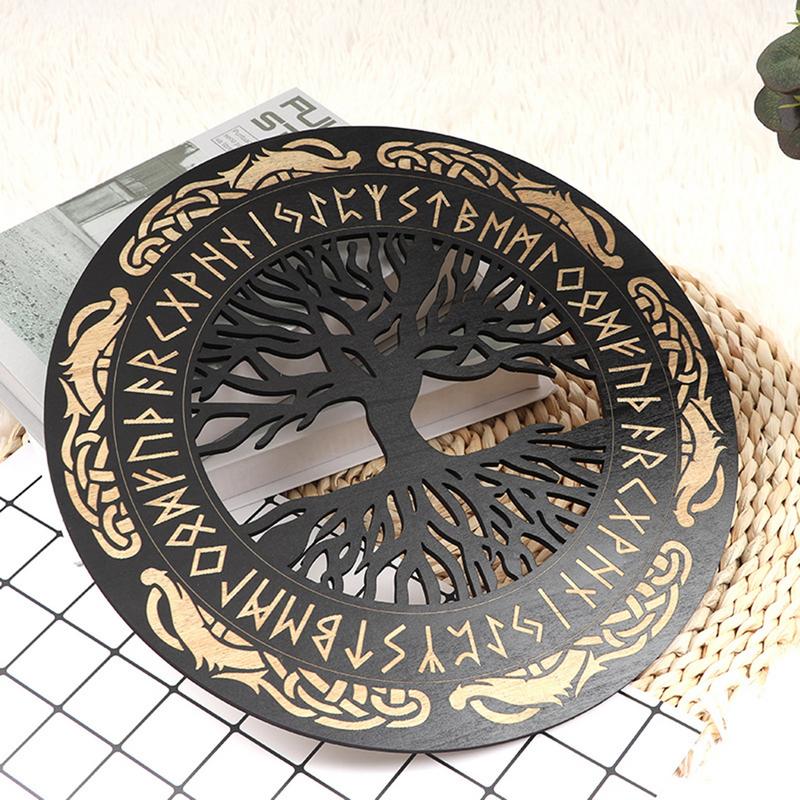 4PCS Set Wall Art Nordic Vikin - Family Tree Print ulasan dan harga