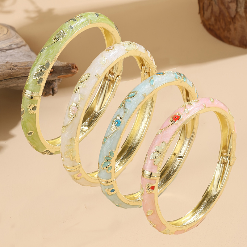 Jardme 3 Pcs Enamel Cloisonne  - Coordinates Bracelet ulasan dan harga