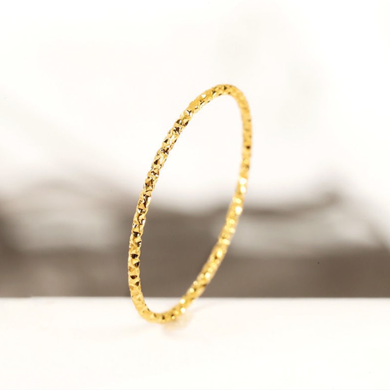 1mm Thin Stackable Ring Stainl - Initial Ring Custom ulasan dan harga
