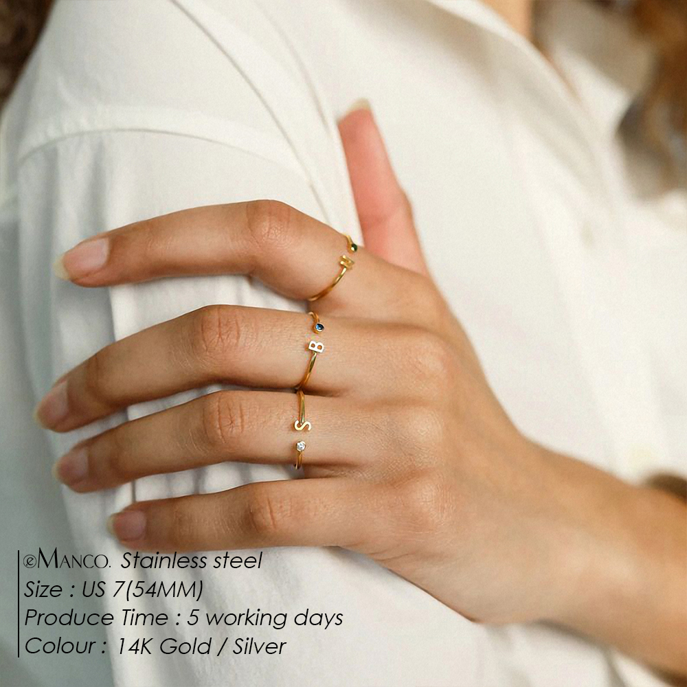 EManco Custom Open End Rings C - Initial Ring Custom ulasan dan harga