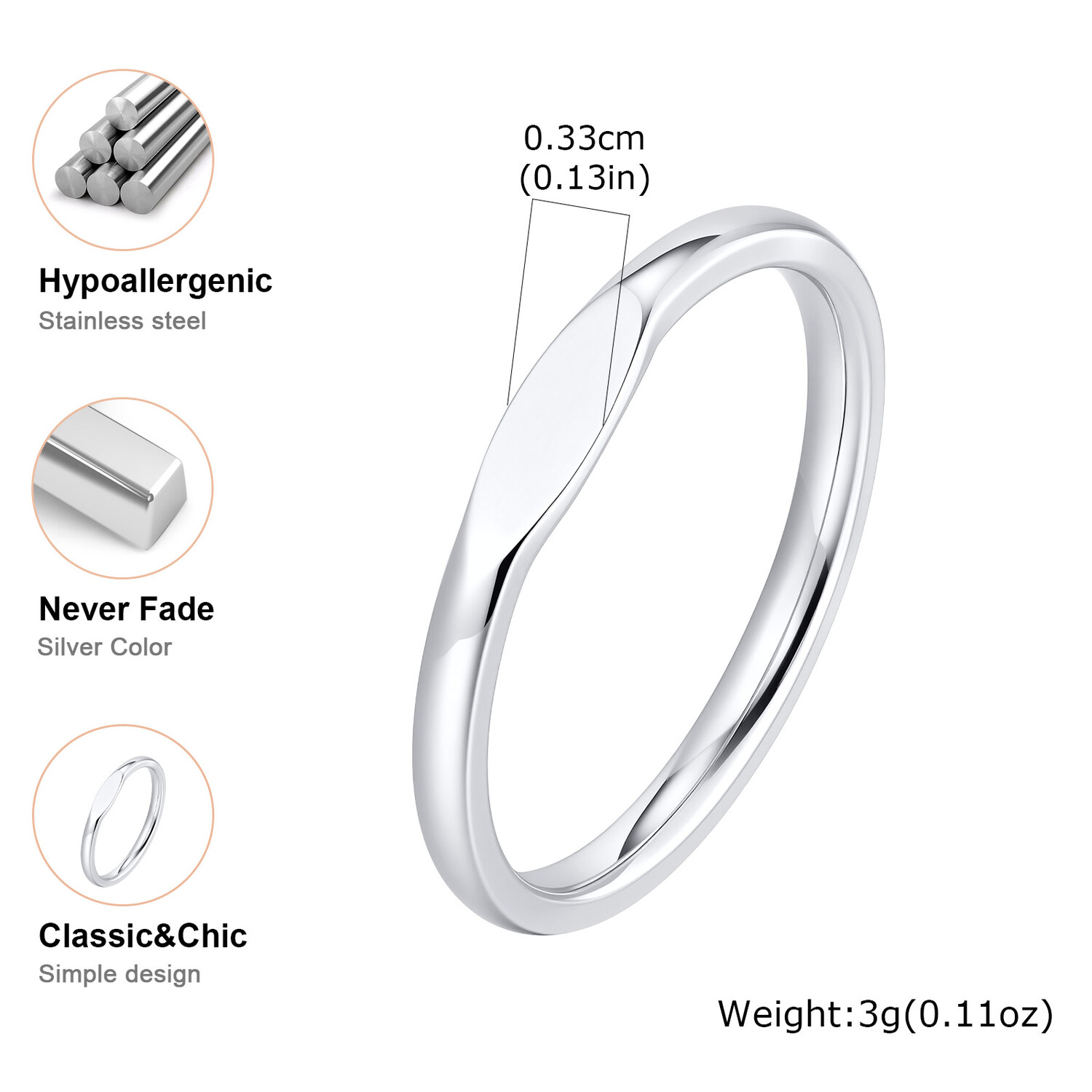 Minimalist Couple Ring for Men - Initial Ring Custom ulasan dan harga