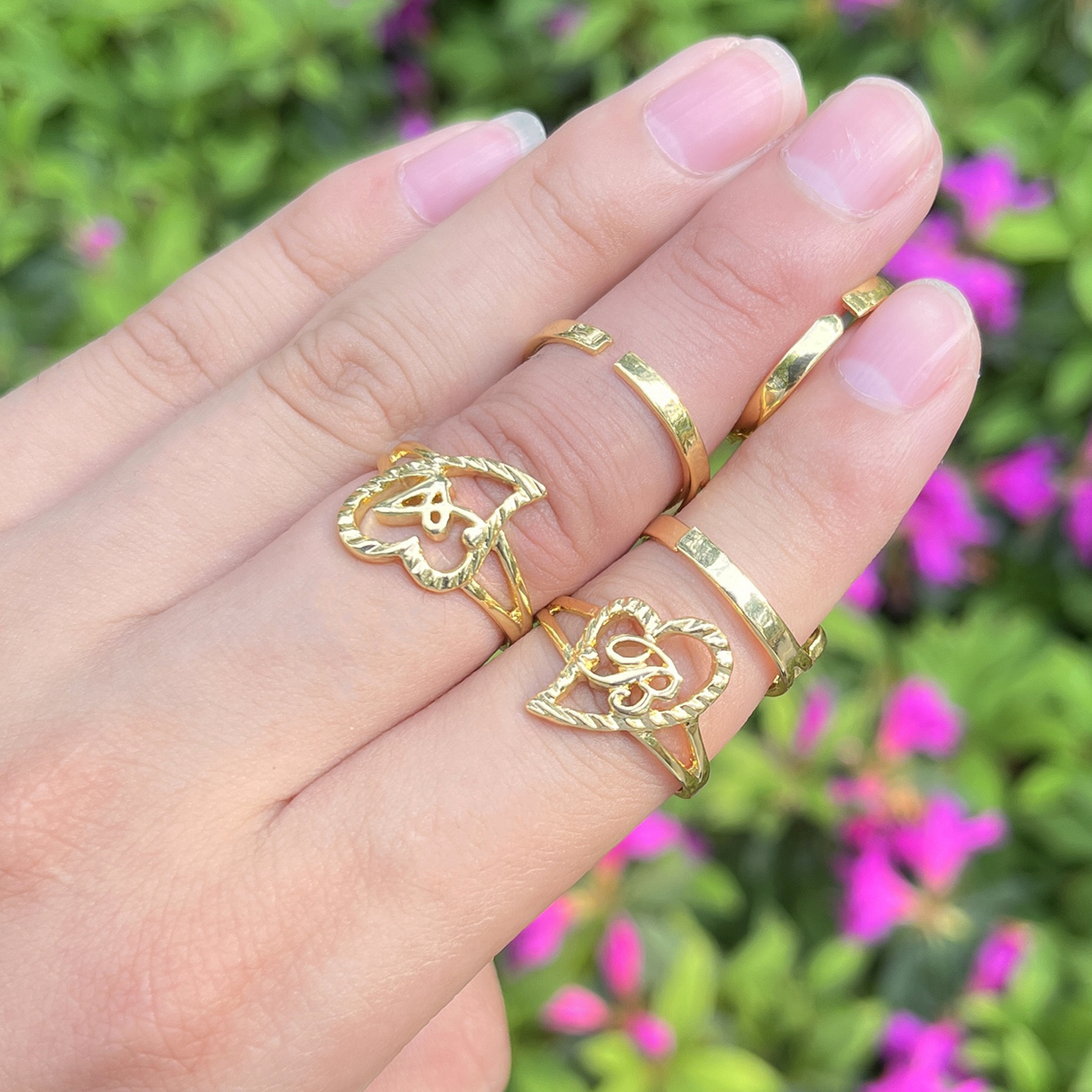 Wholesale Custom 26 Initials H - Initial Ring Custom ulasan dan harga